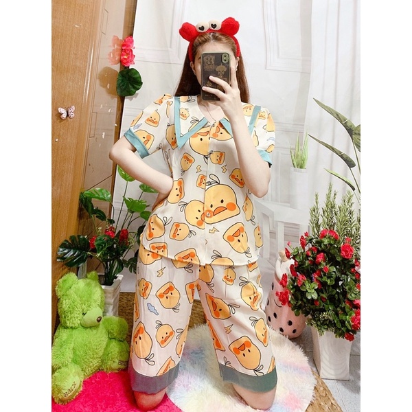 Bộ  mango quần  lỡ phom 60kg, có  túi  quần