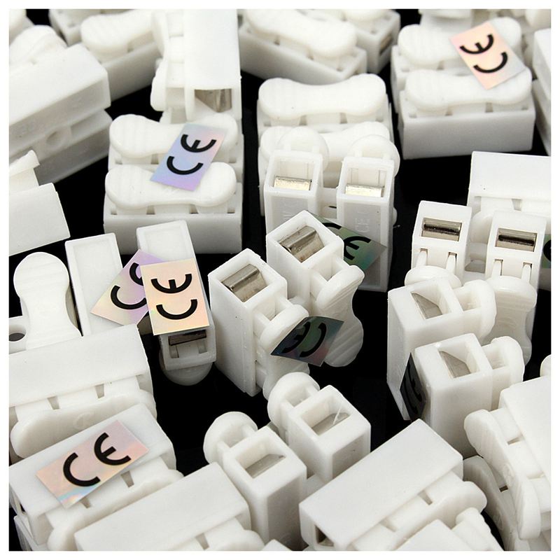 Set 100 Đầu Nối Dây Điện Nhanh 2 Chấu 10A 250V