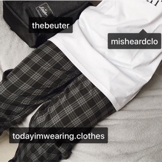 Caro pants / Plaid pants / Quần kẻ caro hot hit (Kèm ảnh thật feedback của khách)