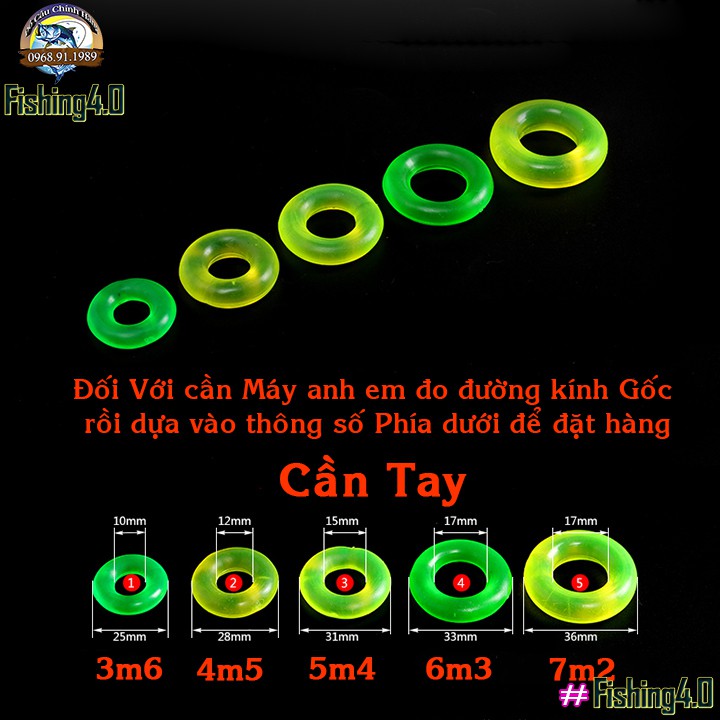 VÒNG CAO SU,CHẶN GÁC CẦN CÂU,NHẪN CẦN,CHẶN CẦN CÂU TAY, CHẶN CẦN CÂU MÁY