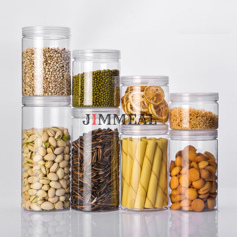 Hộp Nhựa, Hũ Nhựa Pet Nắp Nhôm Đựng Thực Phẩm, Đồ Khô, Ngũ Côc 50 100 200 250 500 800 1000 1200 1500ml