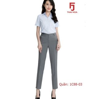 Quần tây Thái Hòa ống suông