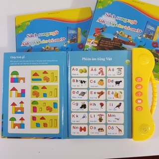 Sách điện tử song ngữ Anh-Việt cho trẻ em 3+, bản lớn hơn dễ dàng sử dụng