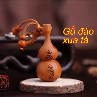 Mua Móc khóa Hồ lô gỗ đào đuổi tà khí xua tan tai họa