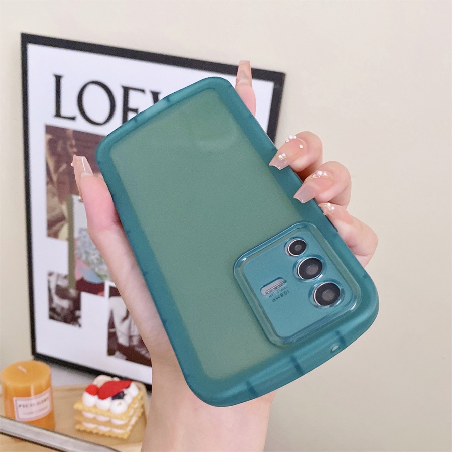 Ốp Điện Thoại silicone Mềm Trong Suốt Chống Sốc Màu Trơn Cho OPPO Reno 8T 2f 4 4F 5 6 7 7Z