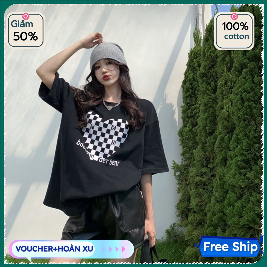 Áo phông tay lỡ nam nữ, áo thun unisex form rộng chất cotton mát mịn thấm hút mồ hôi hot | BigBuy360 - bigbuy360.vn