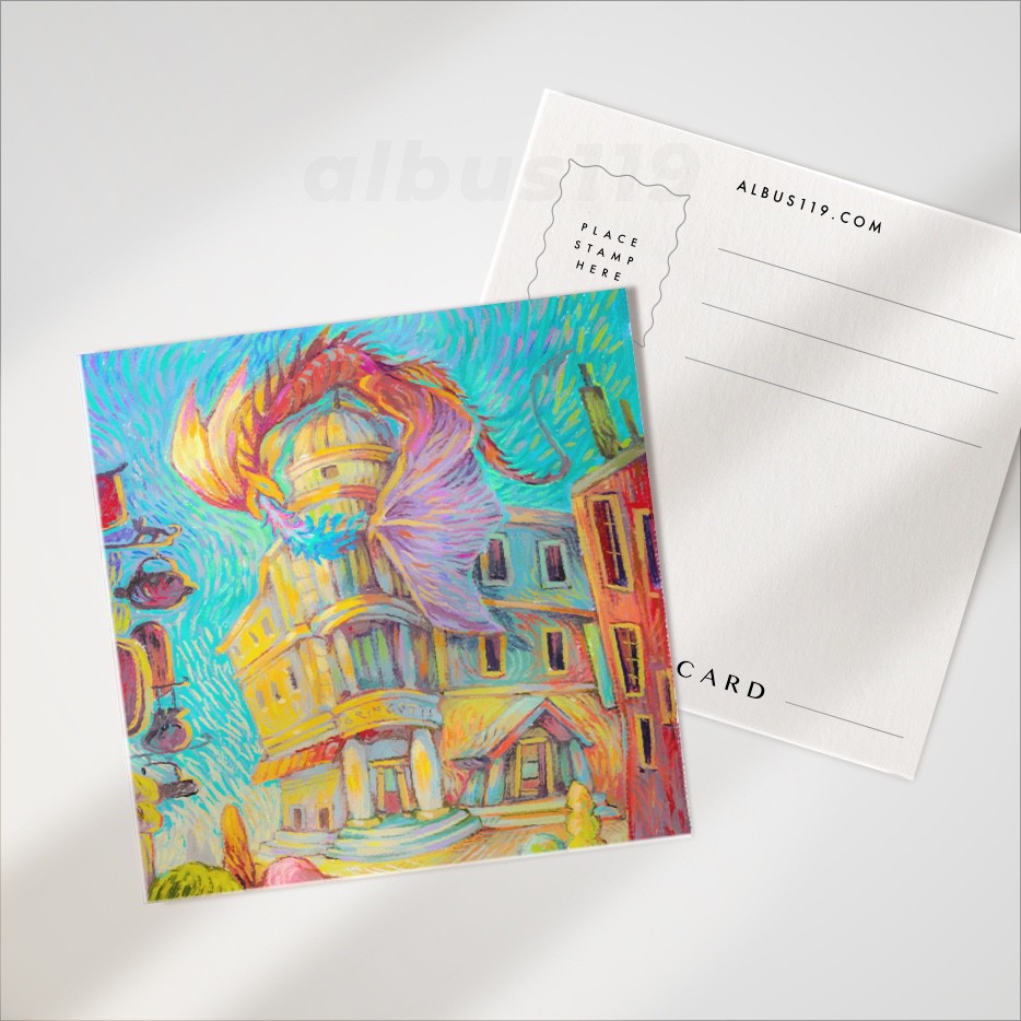 Postcard Magical Places | Art Print | Bưu thiếp