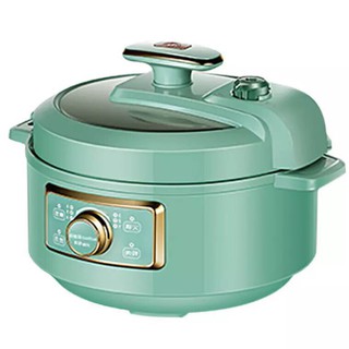 NỒI ÁP SUẤT ĐA NĂNG AUX AX - D301 hầm hấp chiên xào nấu cháo 3L màu xanh