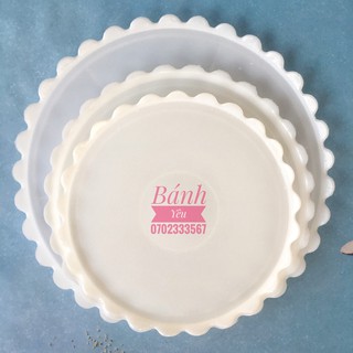 Dĩa nhựa đựng bánh kem/ rau câu