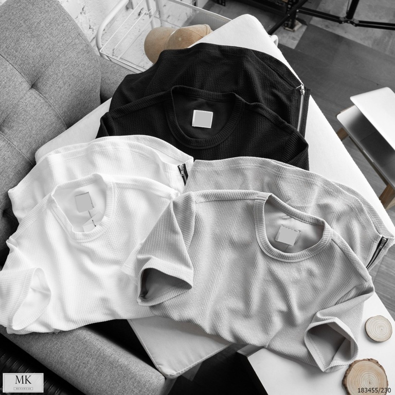 Áo Ngắn Tay Longtee Khóa Hông Nam Nữ