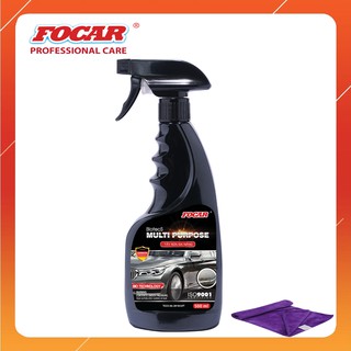 Dung dịch tẩy đa năng vệ sinh vỏ xe BIOTECS (Tẩy nhựa đường, băng keo, nhựa cây) + Khăn lau Microfiber
