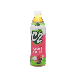 [CHỈ GIAO NOWSHIP] TRÀ C2 HƯƠNG VẢI HỒNG TRÀ 455ML