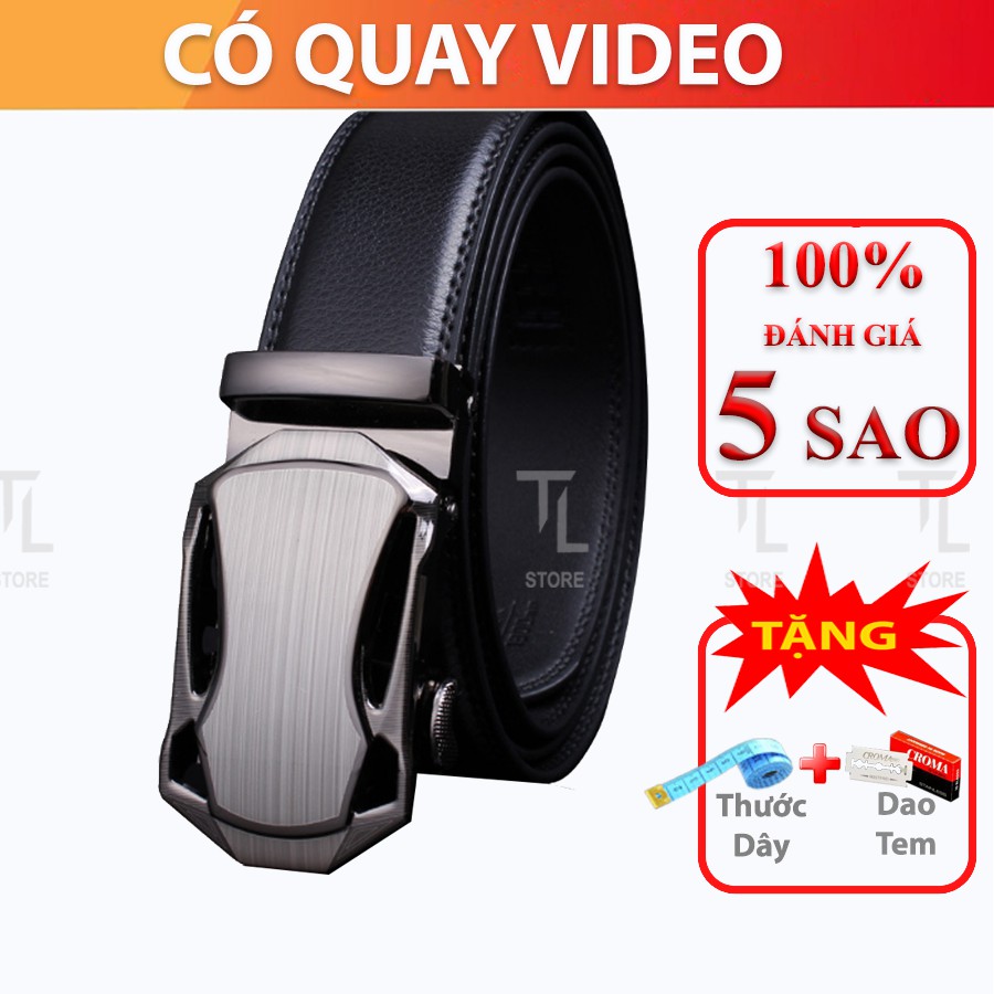 Thắt Lưng Nam Công Sở, Dây Nịt Da T01 Cao Cấp, Khóa Kim Loại Tự động, Bản 3,5cm, Dùng Để Mặc Quần  Âu
