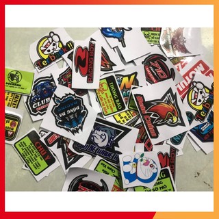 Tem dán xe máy, dán mũ bảo hiểm, dán điện thoai....giá 1 chiếc ngẫu nhiên