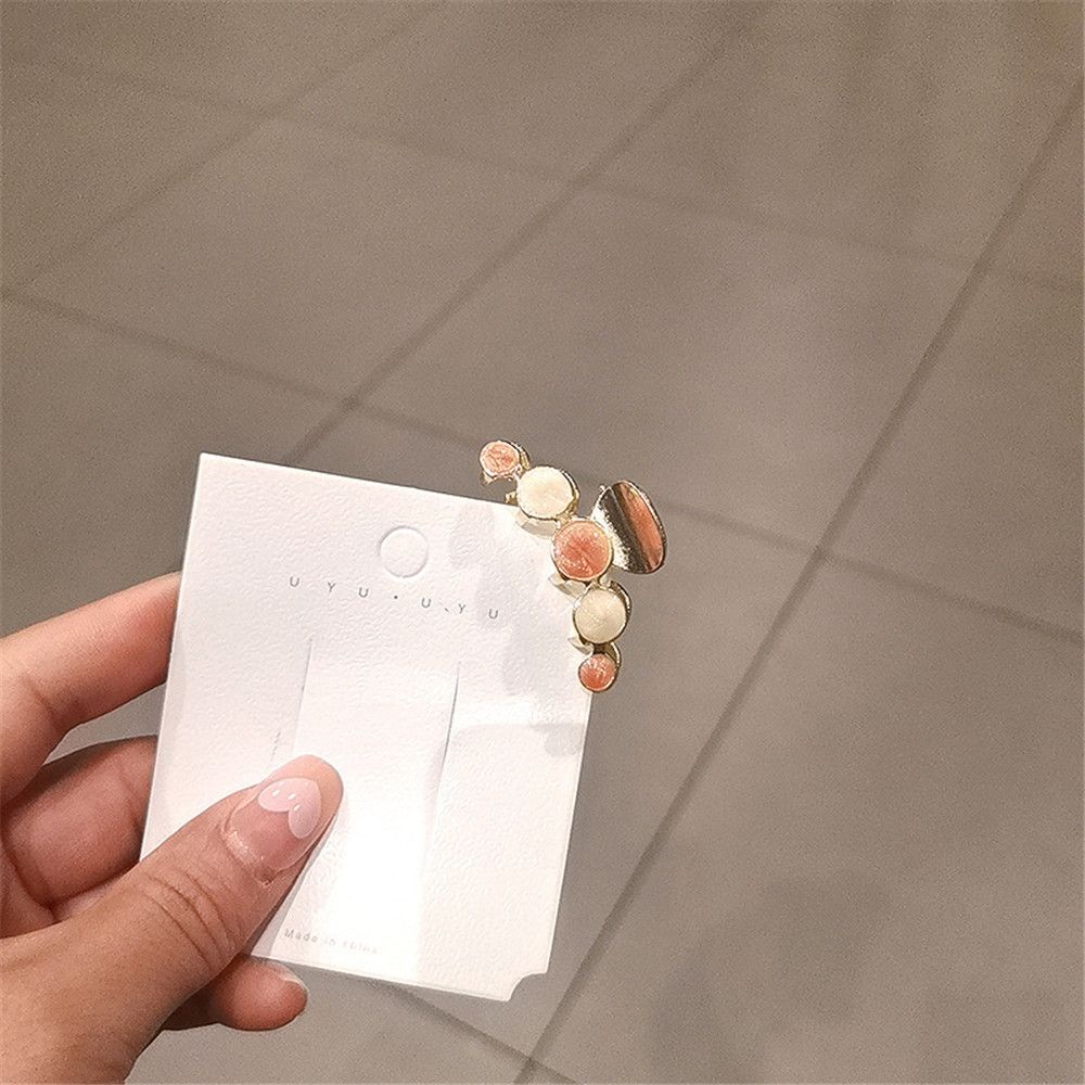 Kẹp tóc dạng móng vuốt hình tròn bằng kim loại phong cách Hàn Quốc MIHAN1