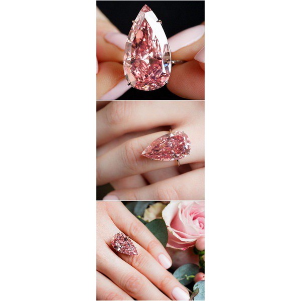 Nhẫn Đeo Tay Bằng Kim Loại Đính Đá Hình Giọt Nước Thời Trang Cho Nữ