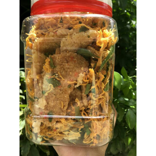 Hũ 500gr cơm cháy khô gà lắc giòn ngon