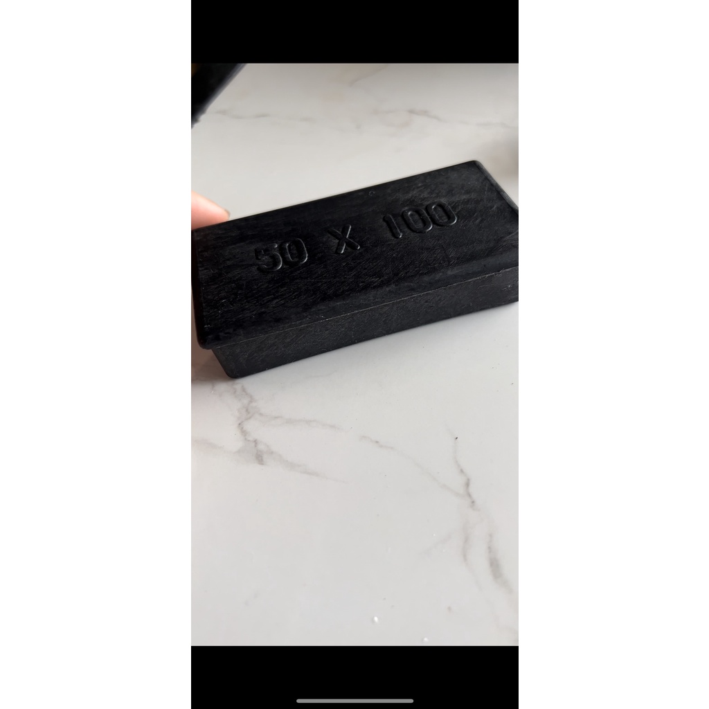 Combo 10 Chụp bịt  cao su trong sắt hộp 50x100 Kimkhihocngan