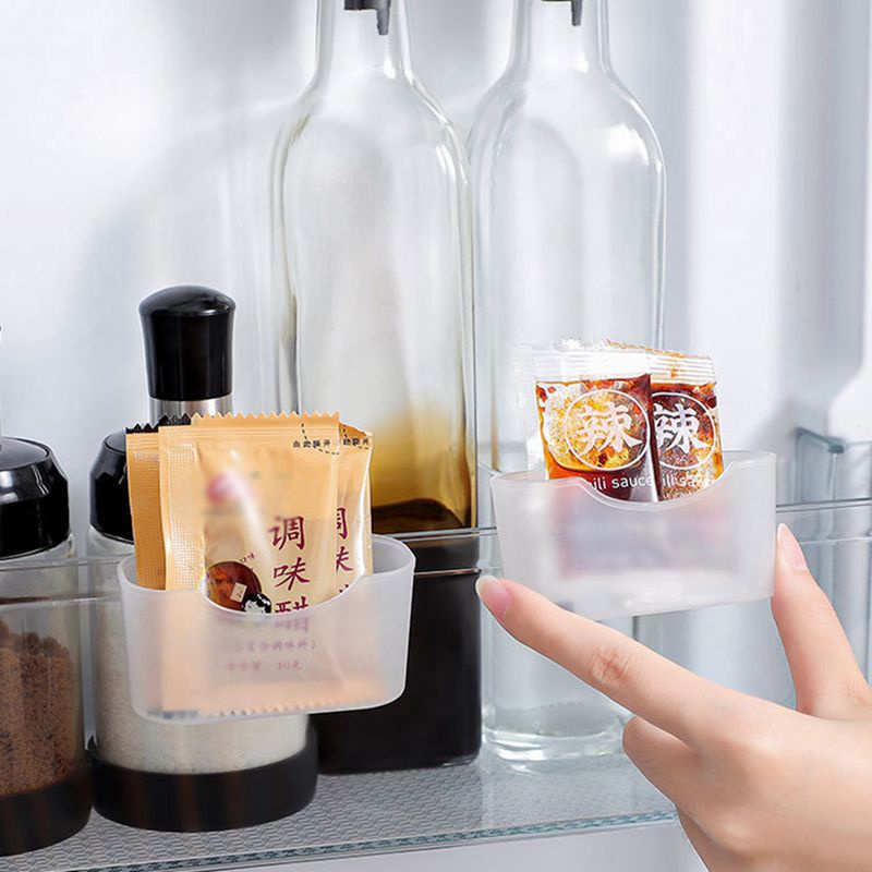 Set 2 Hộp Đựng Gia Vị Gắn Trong Tủ Lạnh Đa Năng Chất Lượng Cao