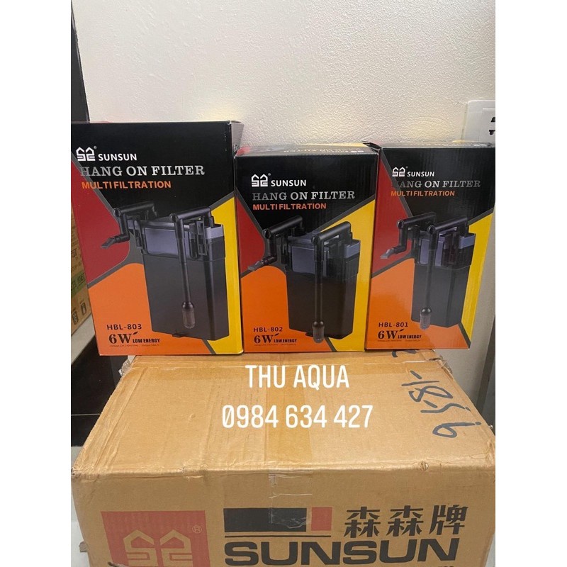 LỌC TREO SUNSUN HBL-801, HBL-802, HBL-803 cho hồ cá cảnh, thuỷ sinh