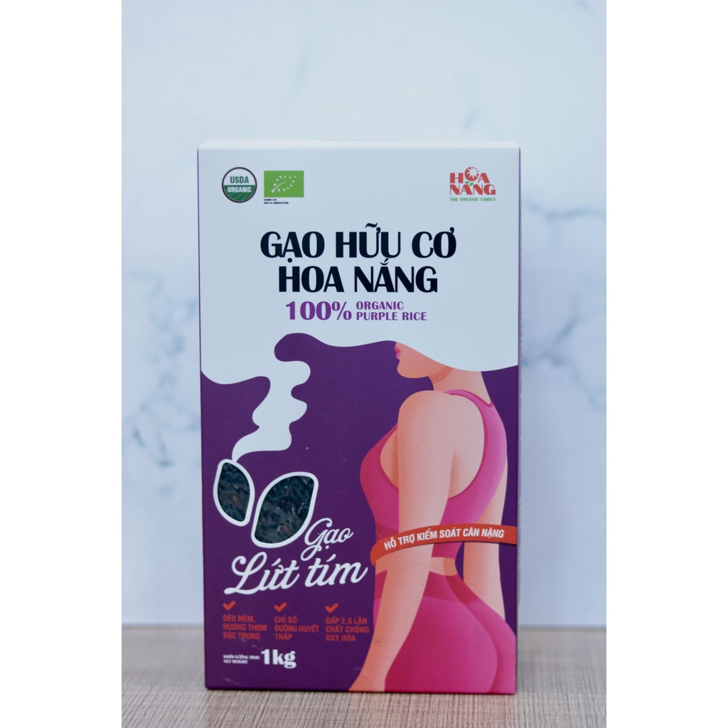 Gạo Lứt tím HC Hoa Nắng (1Kg)