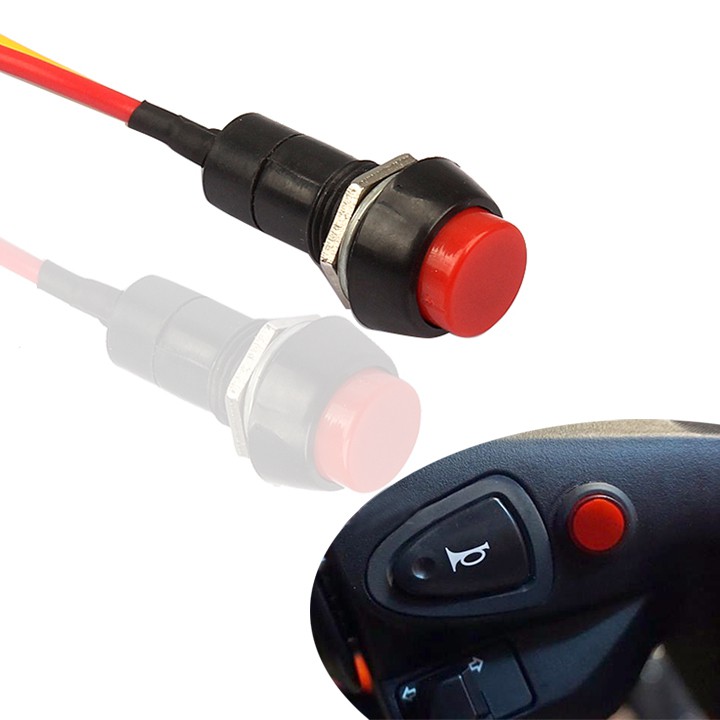 Công Tắc Chế Xe 2 Cực Đầu Bấm ON/OFF