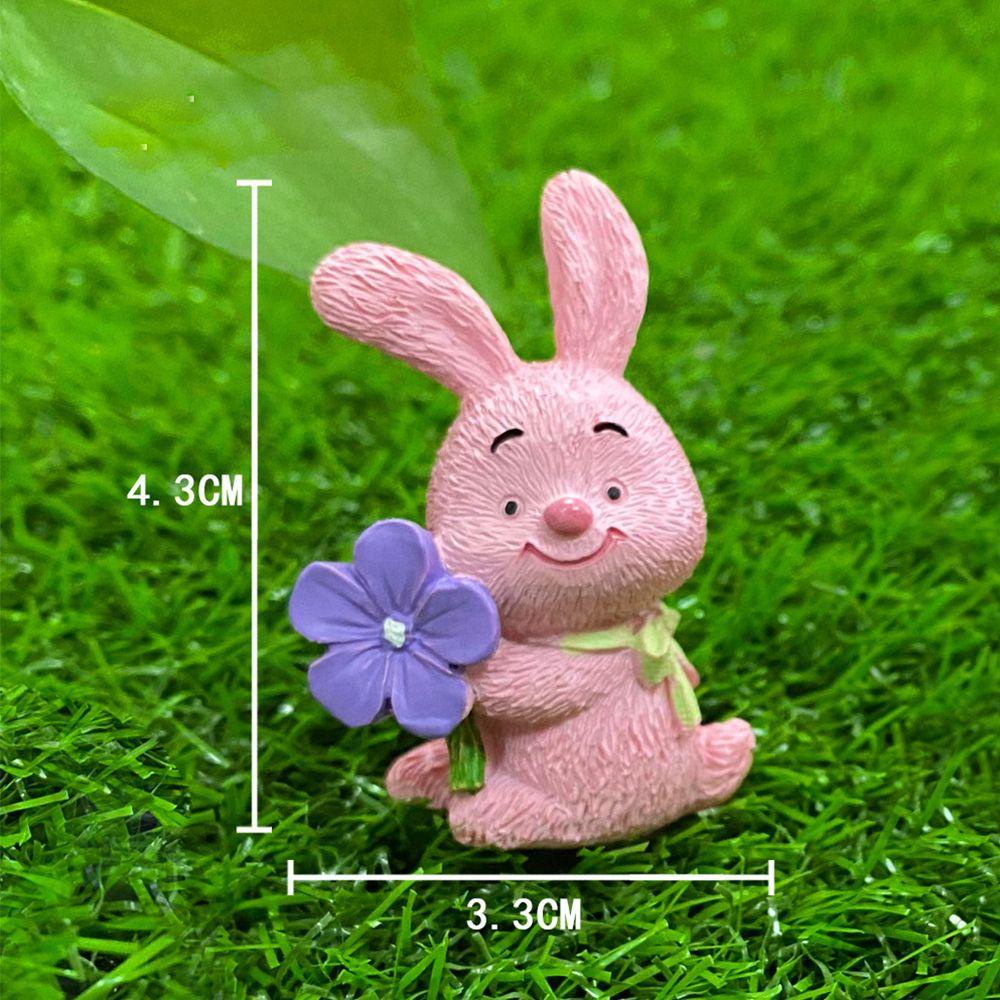 CONOPERYMô hình chú thỏ mini  dùng trang trí nhà cửa / xe hơi diy