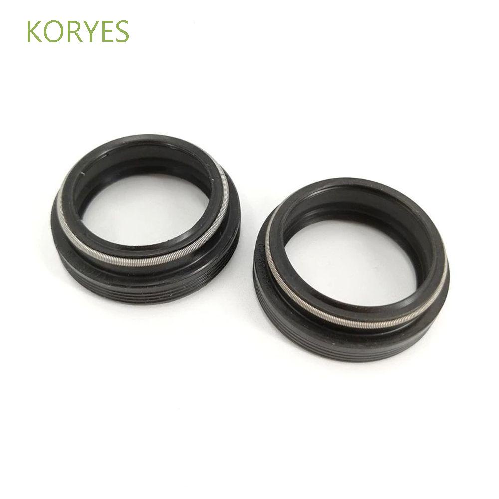 KORYES Bicycle Accessories Bike Front Fork Dust Seal Bike Part Rockshox Xfusion Front Fork Oil Seals Universal Fork Sealed Ring Dustproof 32MM Fork Repair Kits Bicycle Fork Sponge Rings Kit