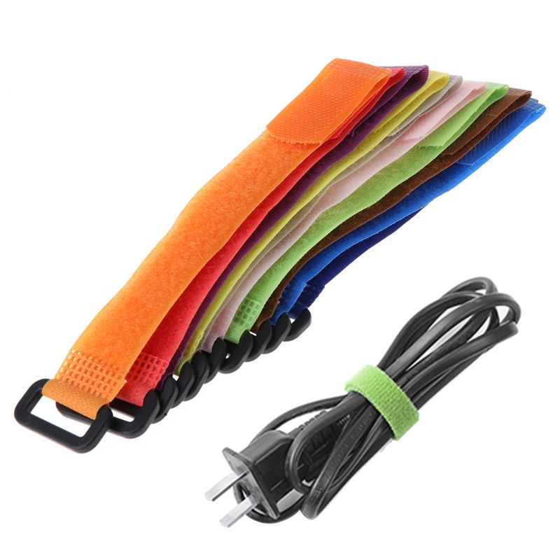 Set 10 Dây Nylon Quấn Cần Câu Cá Có Thể Điều Chỉnh Tiện Dụng