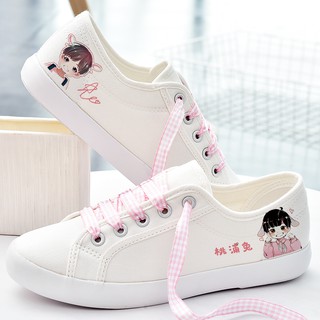 Giày in hình chibi Trần Lập Nông (Nine Percent) [hàng order]