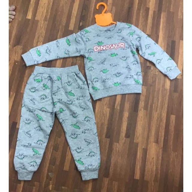 Bộ nỉ da cá bé trai