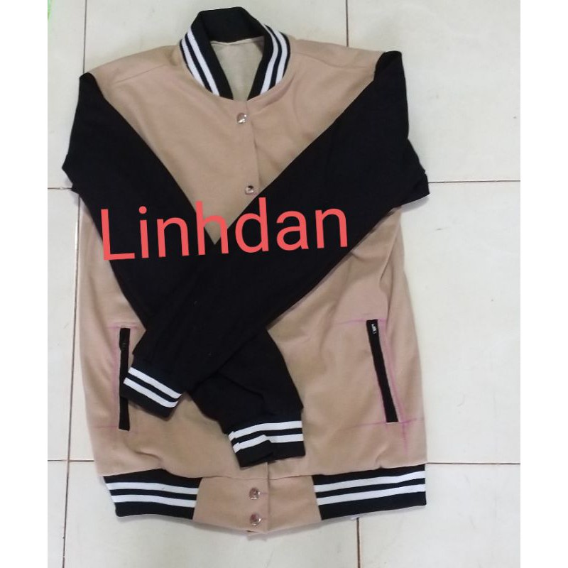 Áo khoác bomber thun nỉ cao cấp hình thật | BigBuy360 - bigbuy360.vn