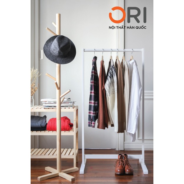 CÂY TREO QUÂN ÁO - PHỤ KIỆN HÀN QUỐC - STANDING HANGER NATURAL