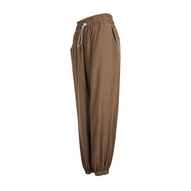Quần thể thao ống rộng phối dây rút năng động hợp thời trang