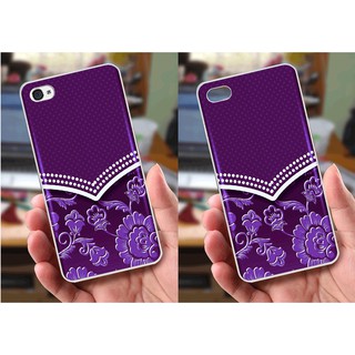 Ốp lưng iPhone 4 / 4S (dẻo viền trắng trong) - Hoa Cỏ Mùa Xuân