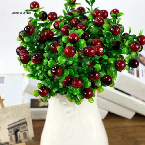 Đóa 6 nhành 18 trái cây mini dùng để trang trí xinh xắn đáng yêu