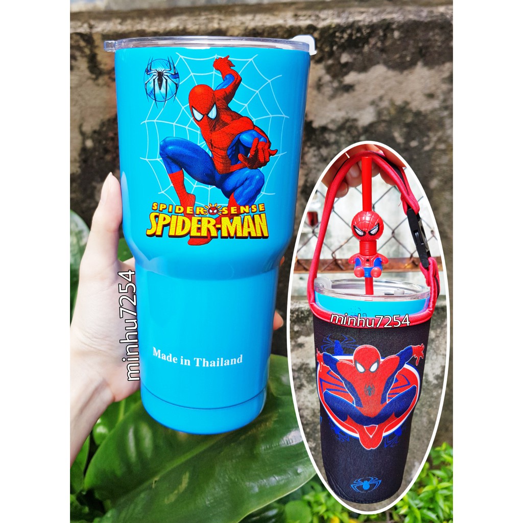 BỘ LY GIỮ NHIỆT NGƯỜI NHỆN SPIDERMAN