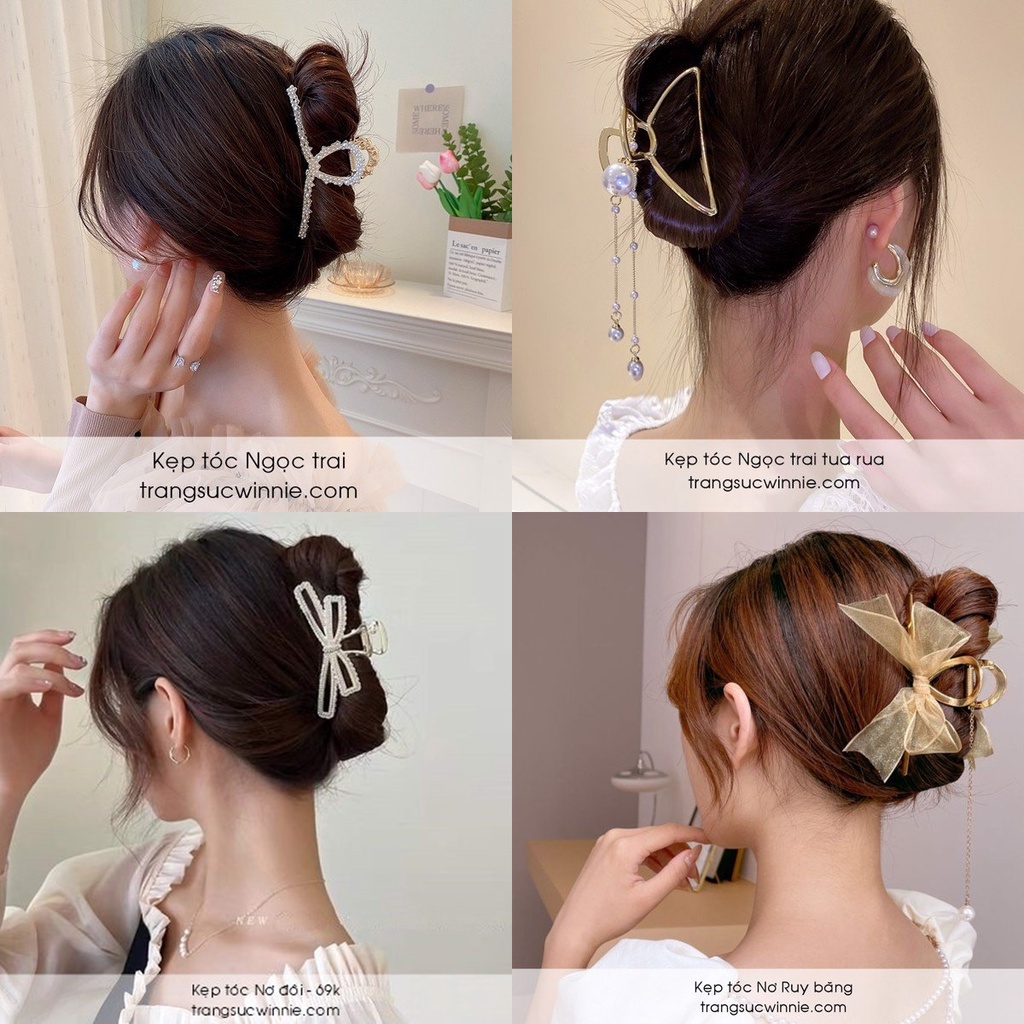 Kẹp tóc hàn quốc | thời trang | bền màu | nhiều mẫu | chỉ trong 1 link | luôn cập nhật | Bài 1