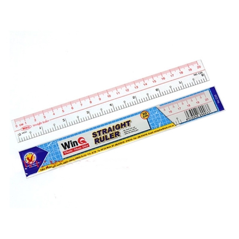 Thước thẳng dẽo 20 cm Win