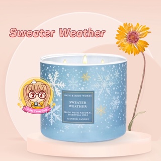 Nến thơm mùa đông Bath & Body Works (3 bấc - 411gr)