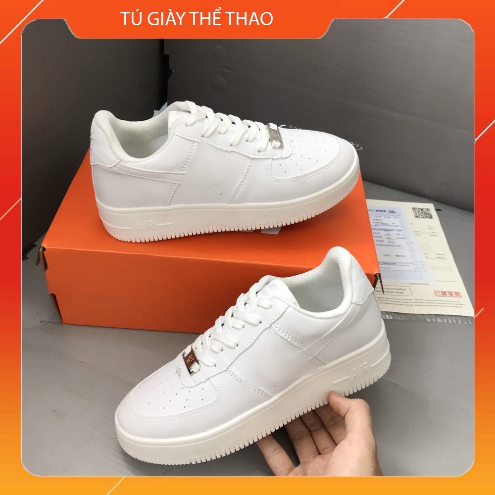 [Mã WAMT10K giảm 10k cho đơn 0k] [SALE ĐẬM 4.4 ] Giày Sneaker Af1 Trắng Thể Thao Nam Nữ Bassic