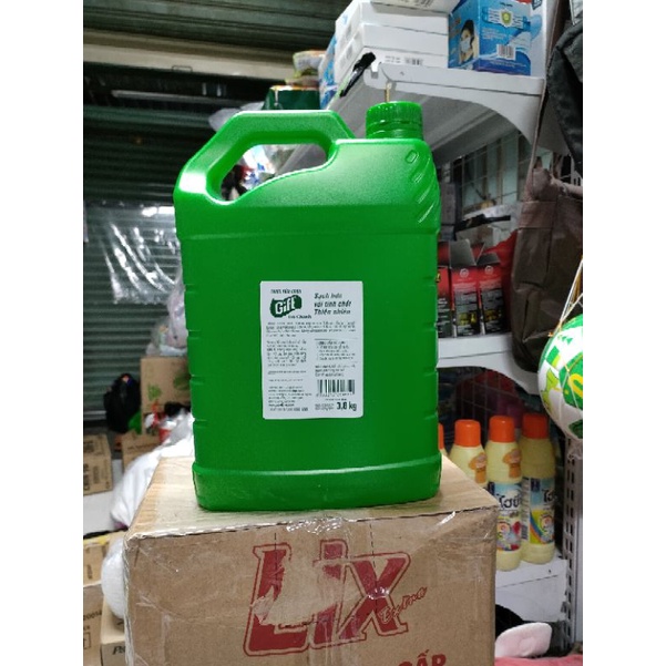 Nước rửa chén Gift trà chanh 3,8kg .