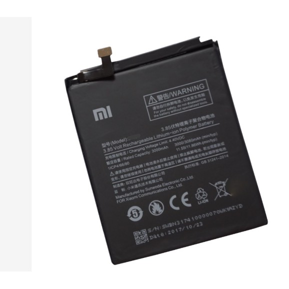 Pin Xiaomi Redmi Note 5A, Note 5 Prime 3080mAh - Hàng Nhập Khẩu (Đen)- bảo hành 6 tháng