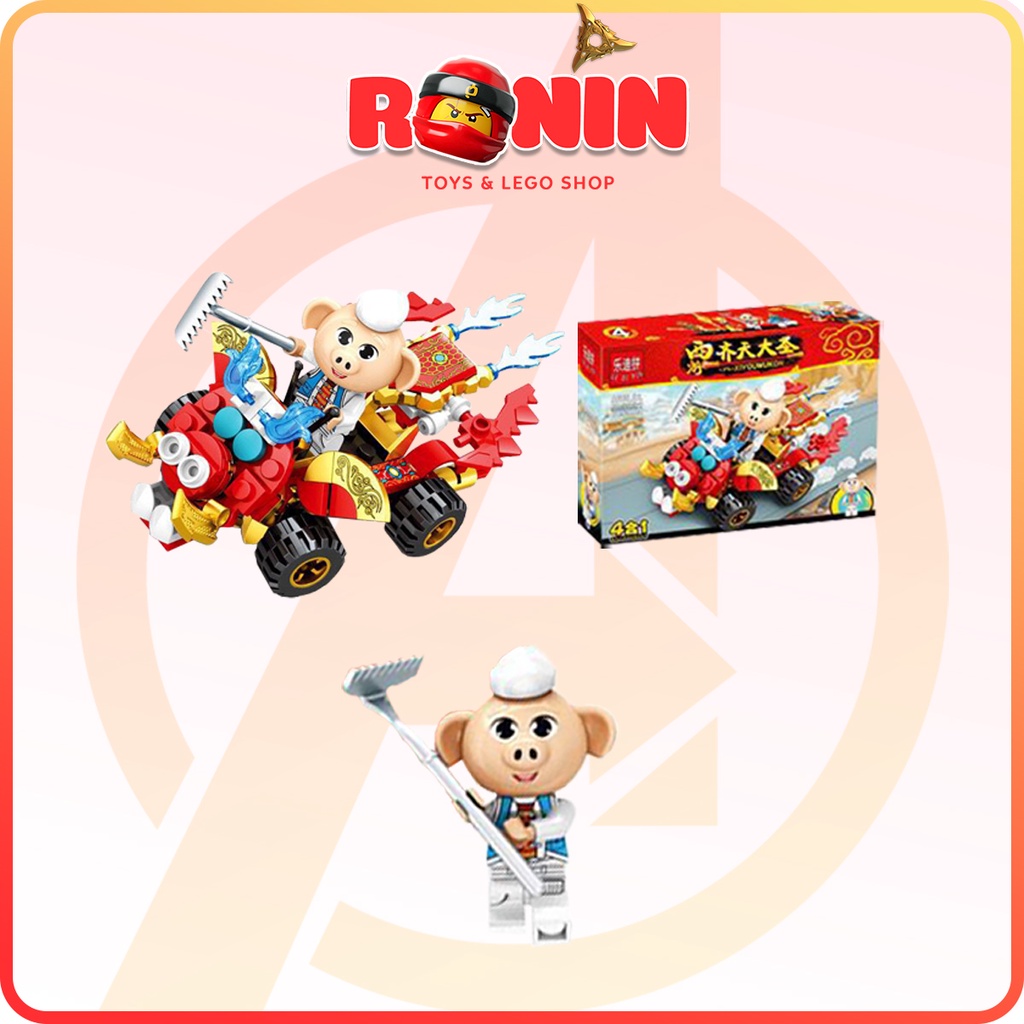 Bộ Đồ Chơi Lắp Ráp Mô Hình Tôn Ngộ Không 4in1