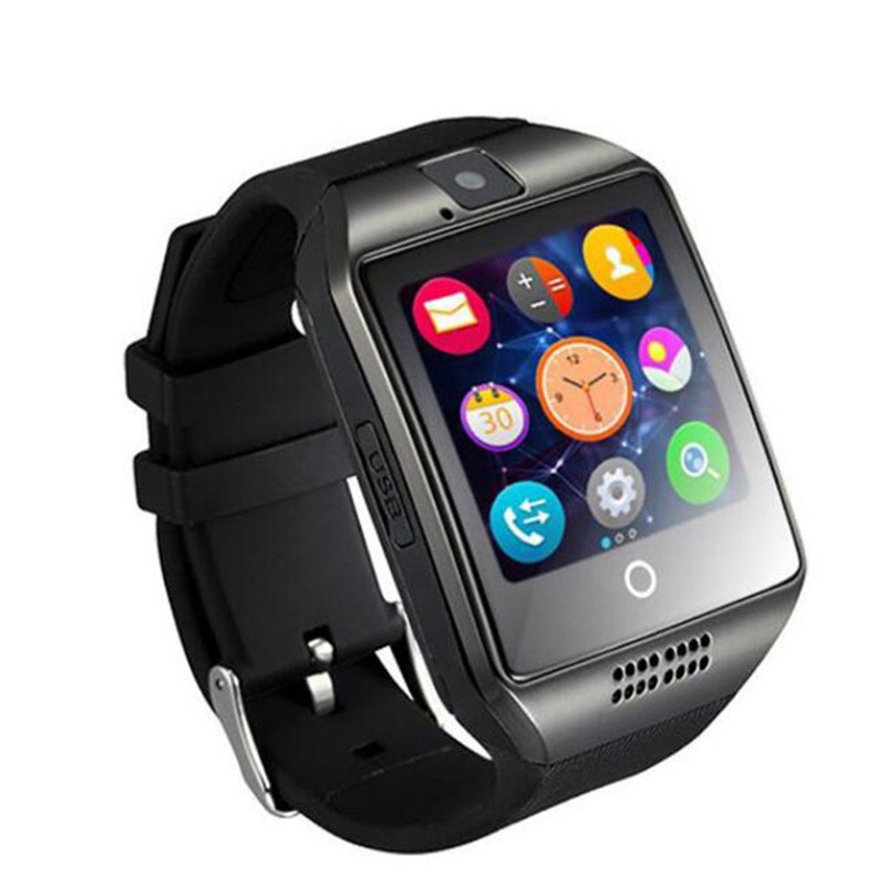 APK Đồng Hồ Thông Minh Q18 Màn Hình Cảm Ứng Có Camera Kết Nối Bluetooth Cho Điện Thoại Android