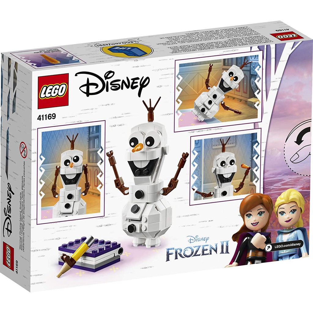 LEGO Disney Princess Người tuyết Olaf 41169 (122 chi tiết)