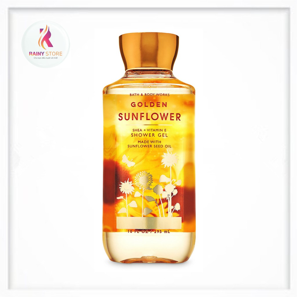 Gel tắm dưỡng thể Bath & Body Works Golden Sunflower 295ml