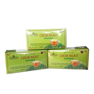 Trà Chùm Ngây Túi Lọc Moringa - Hộp 100 gram, 50 túi