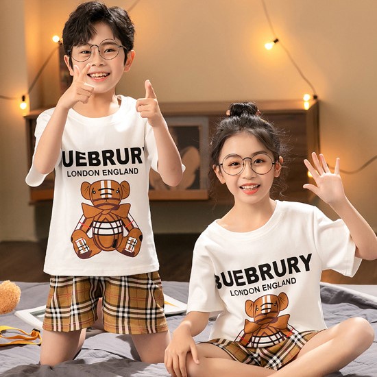 Quần áo bé trai 18-45kg, đồ bộ bé trai từ 5-15 tuổi gấu bbr đồ đôi cực kì đáng yêu , vải thoáng mát,may kĩ