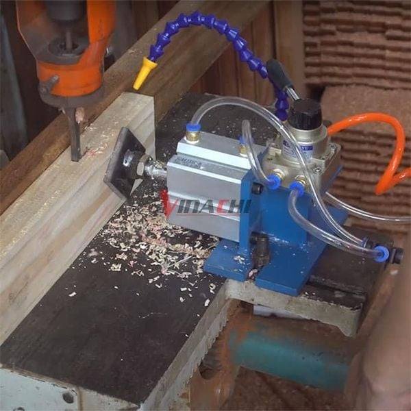 Vam hơi máy đục mộng gỗ kiểu 2,vam hơi giữ gỗ, vam giữ gỗ, vam máy đục